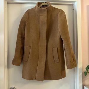 J Crew wool coat in camel